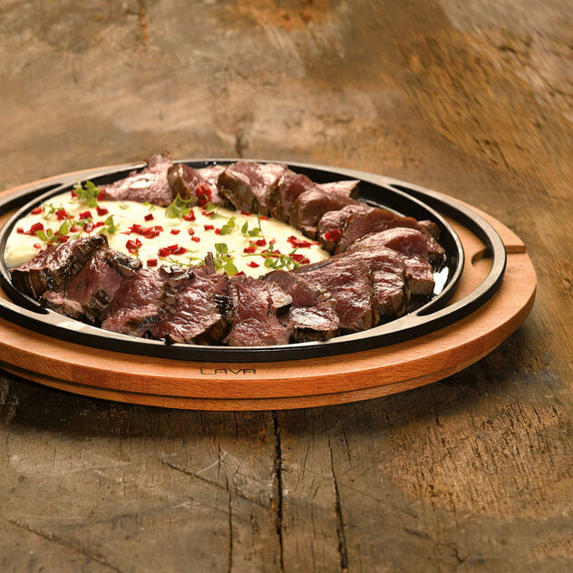 Pizza plate with stand image number 1