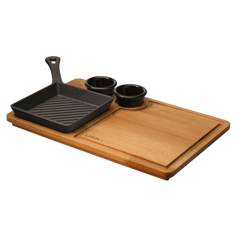Grill pan with stand