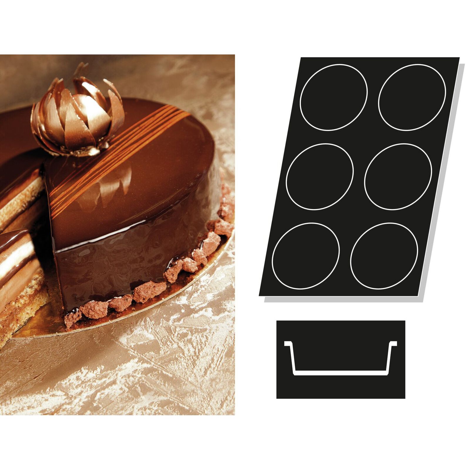 Mold Flexipan multiple Quiches image number null