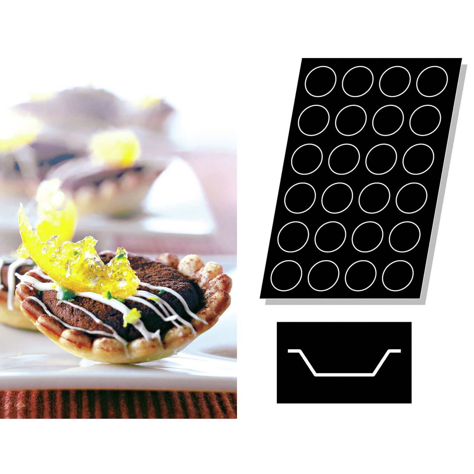 Mold Flexipan multiple Quiches image number null