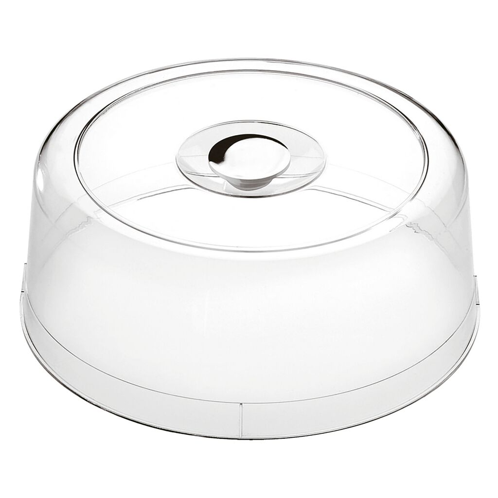 Cloche with chrome plated knob image number 0