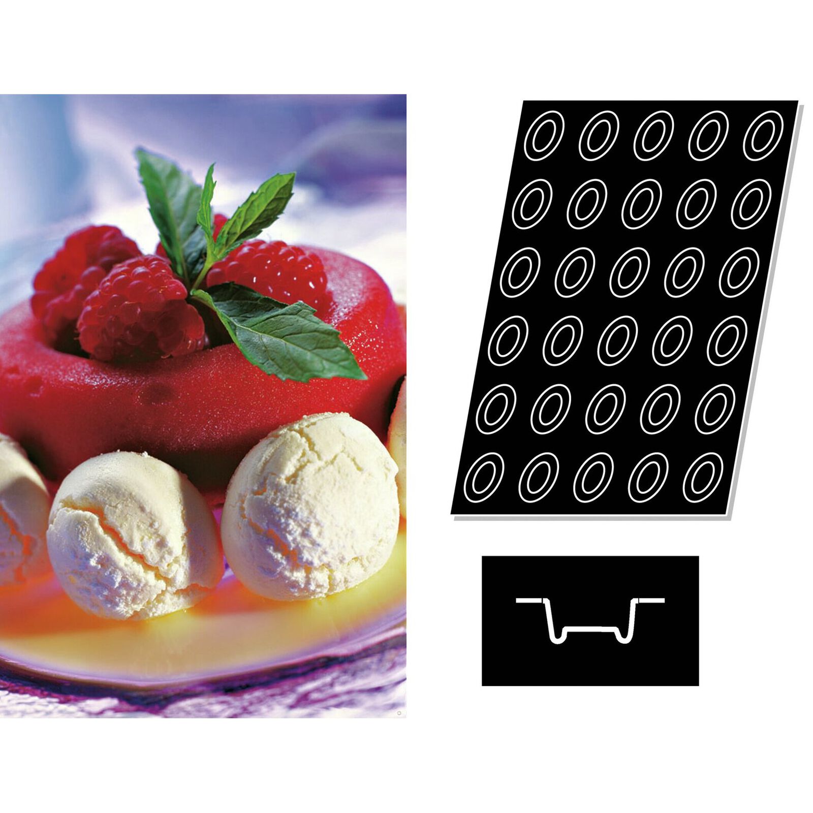 Stampo Flexipan multiplo Savarin Ovale image number null