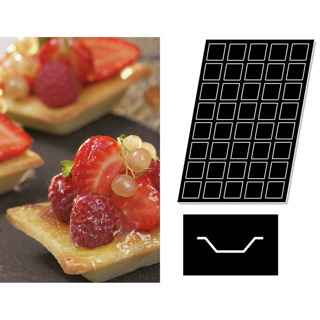 Mold Flexipan multiple Squares image number 0