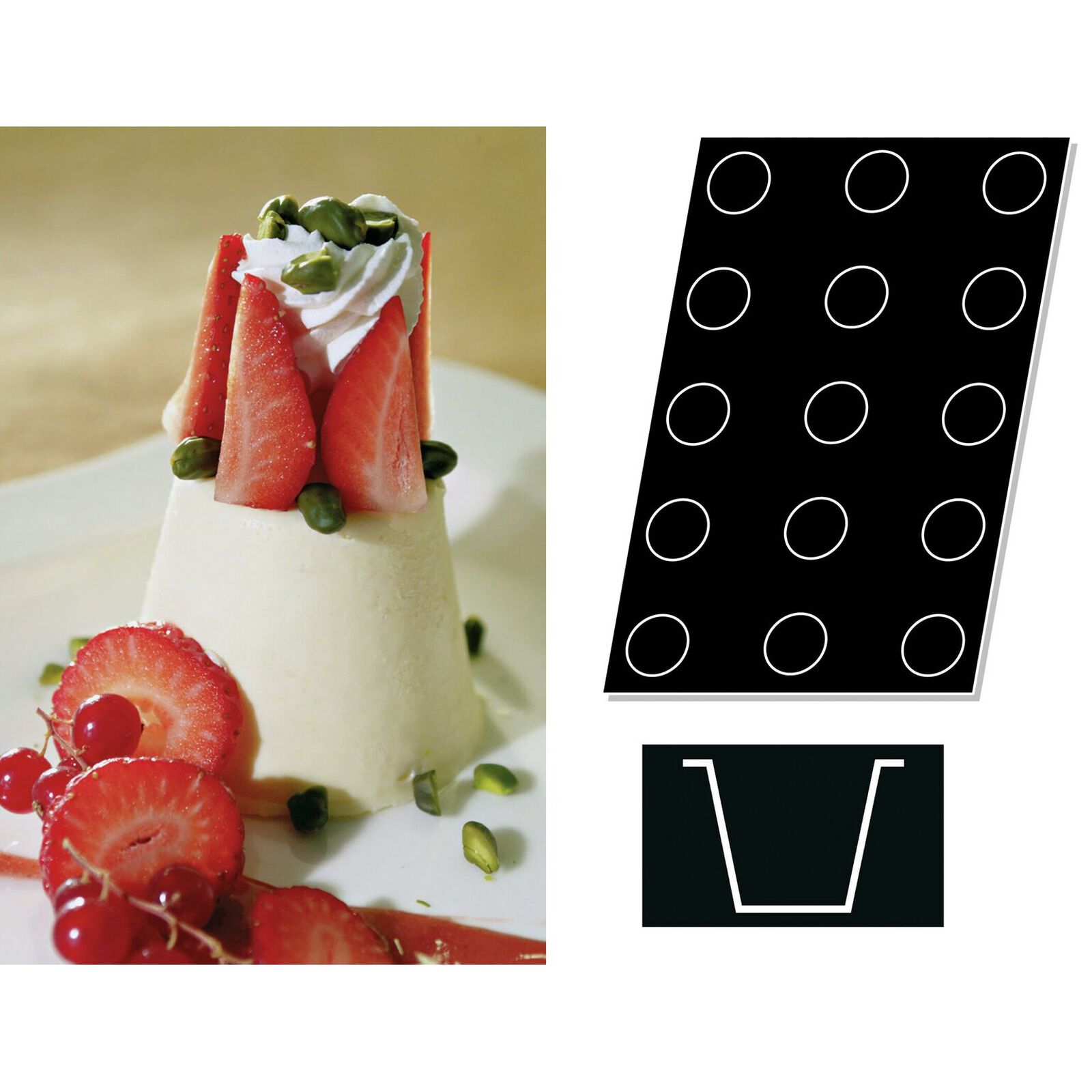 Mold Flexipan multiple Puddings image number null