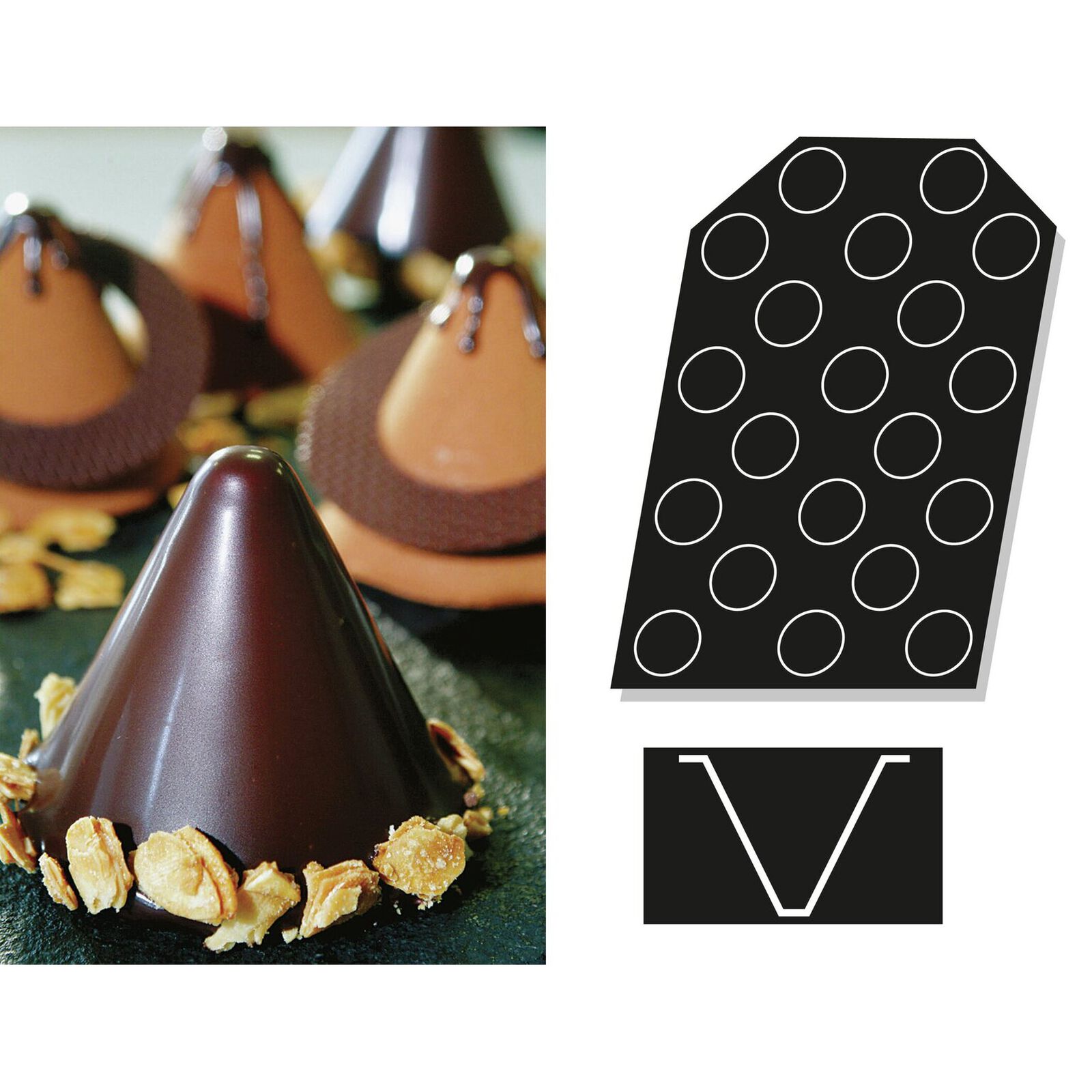 Mold Flexipan multiple Cones image number null