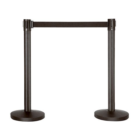 Retractable belt stanchion 