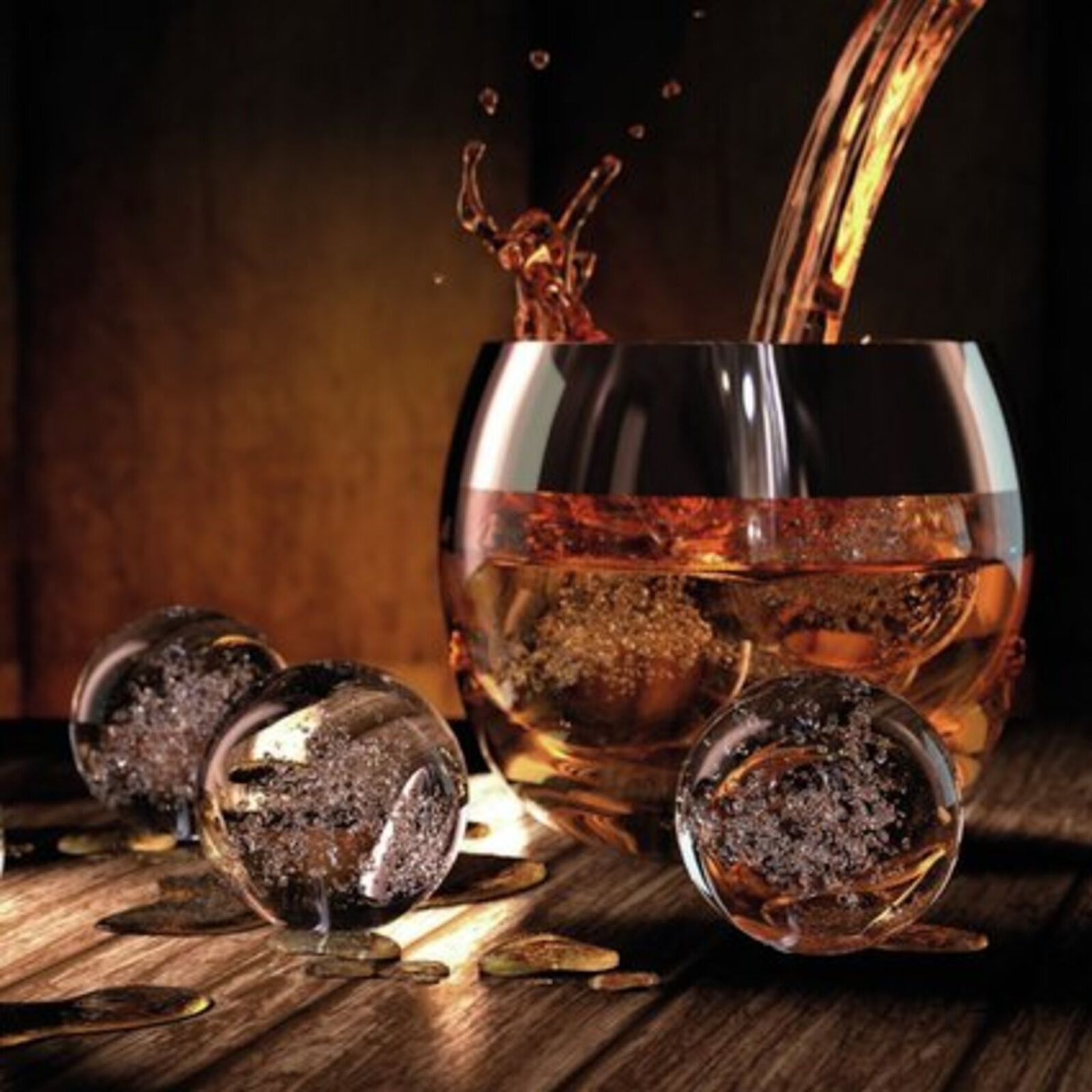 Ice mold for ice-balls image number null