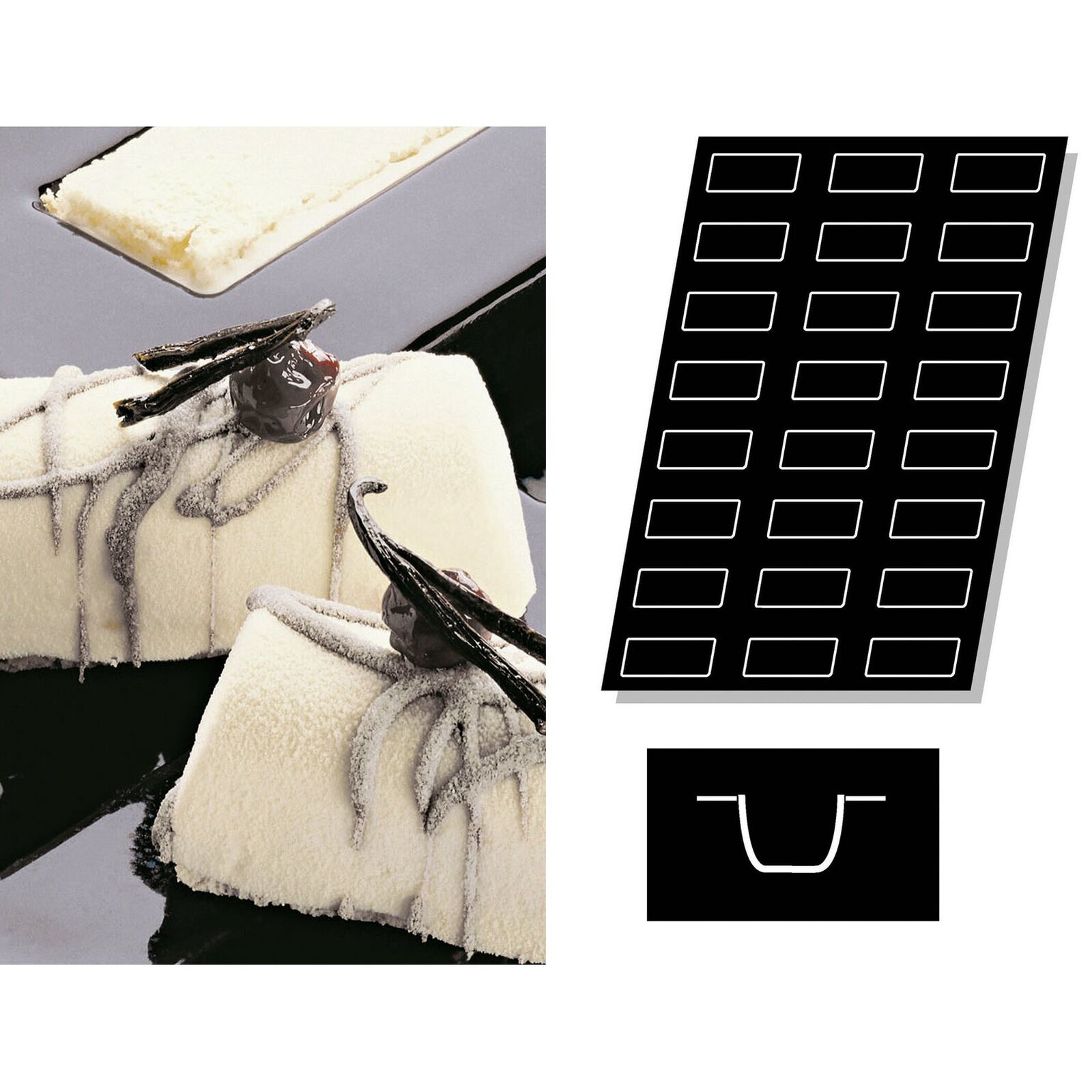 Mold Flexipan multiple Christmas Log image number null