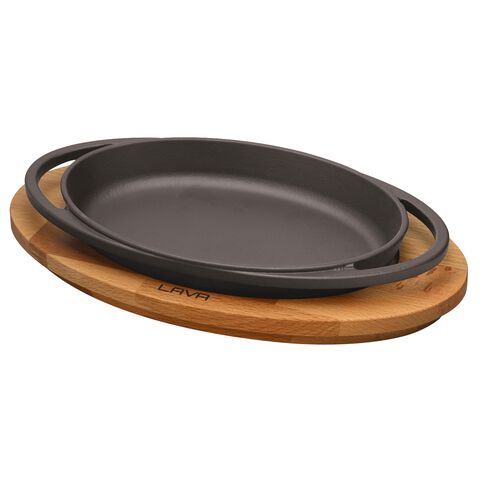 Platter with stand