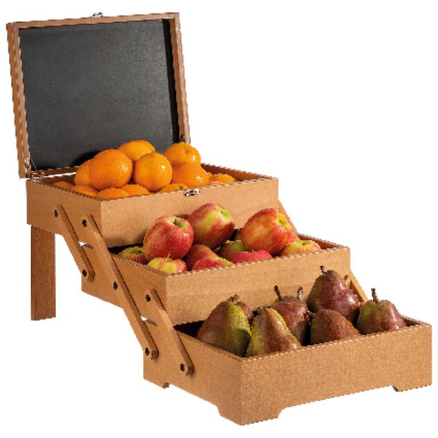 Display for buffet with 3 compartments image number 2