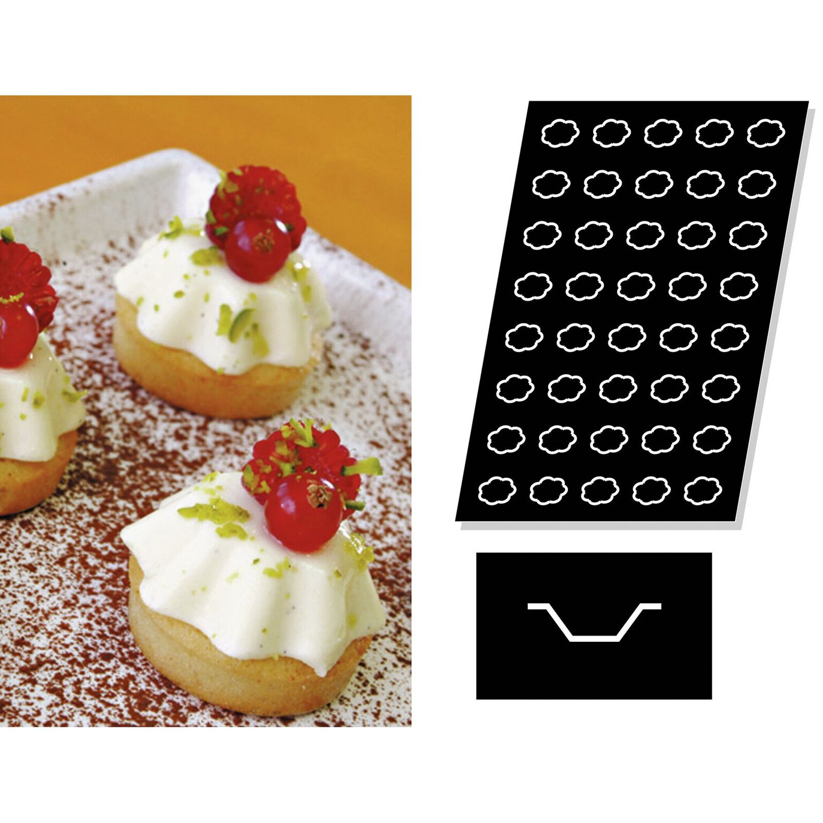 Mold Flexipan multiple Small Fluted Tartlet image number null