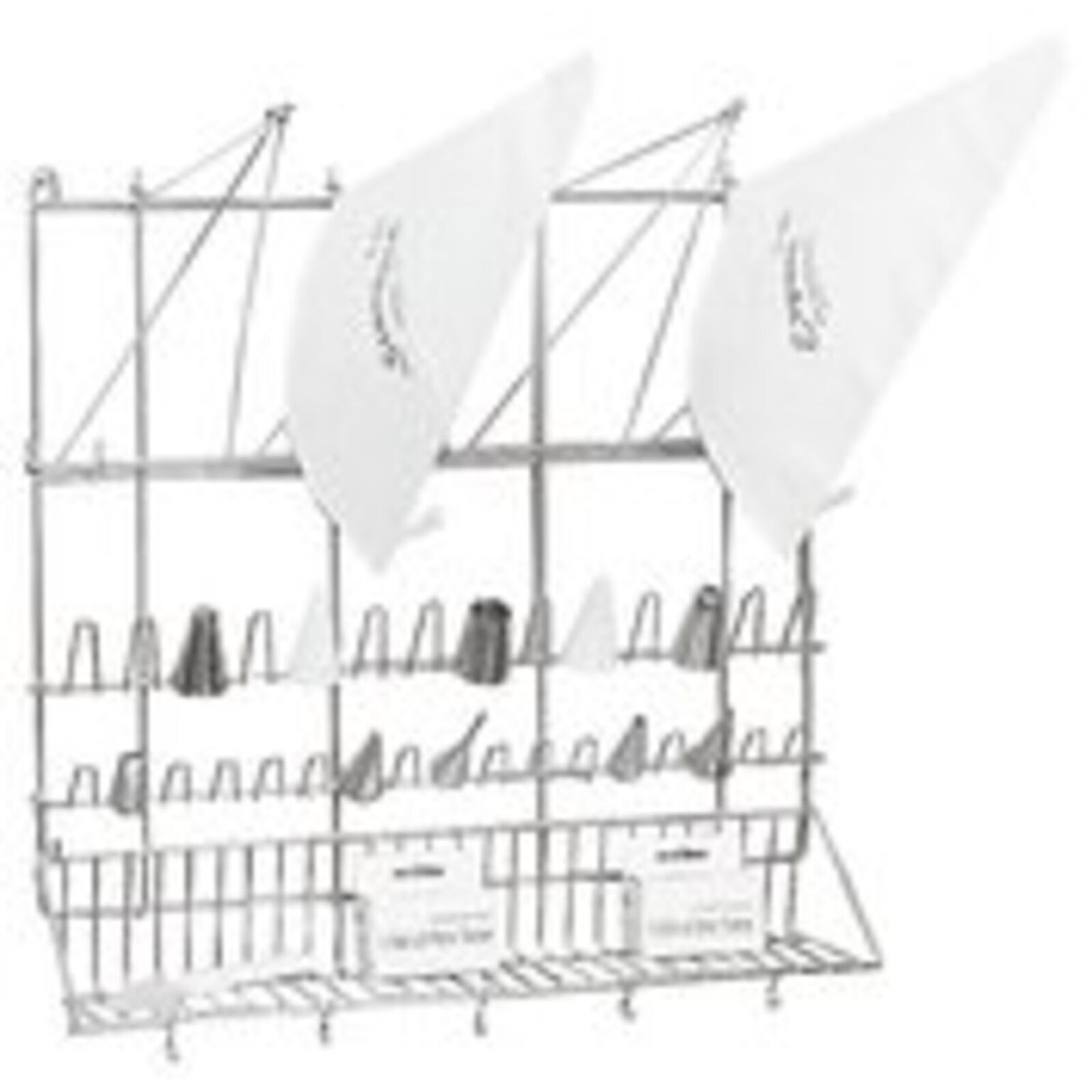Wall rack for nozzles/icing bags  image number null