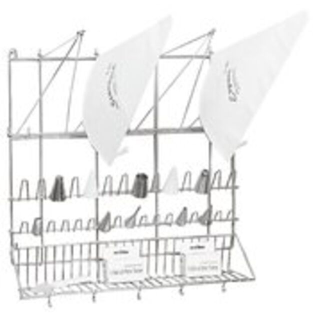 Wall rack for nozzles/icing bags  image number 0