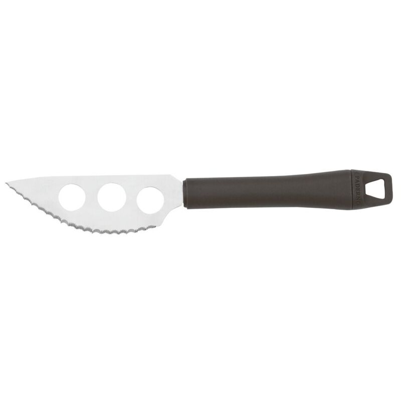 Made in Italy - Set Inoxart con 4 coltelli formaggio in scatola di legno