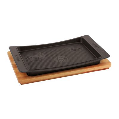 Platter with stand