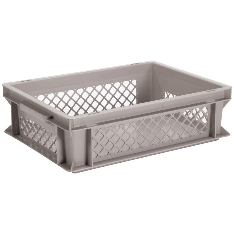 Container with closed bottom and perforated sides