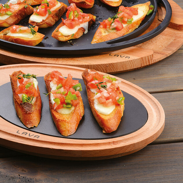 Platter with porcelain surface image number 2