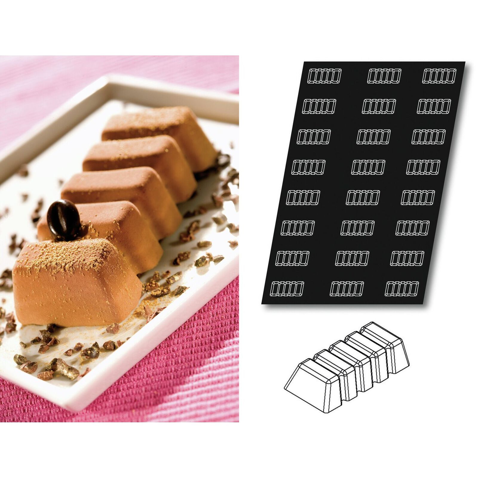 Mold Flexipan multiple Fluted Ingots image number null