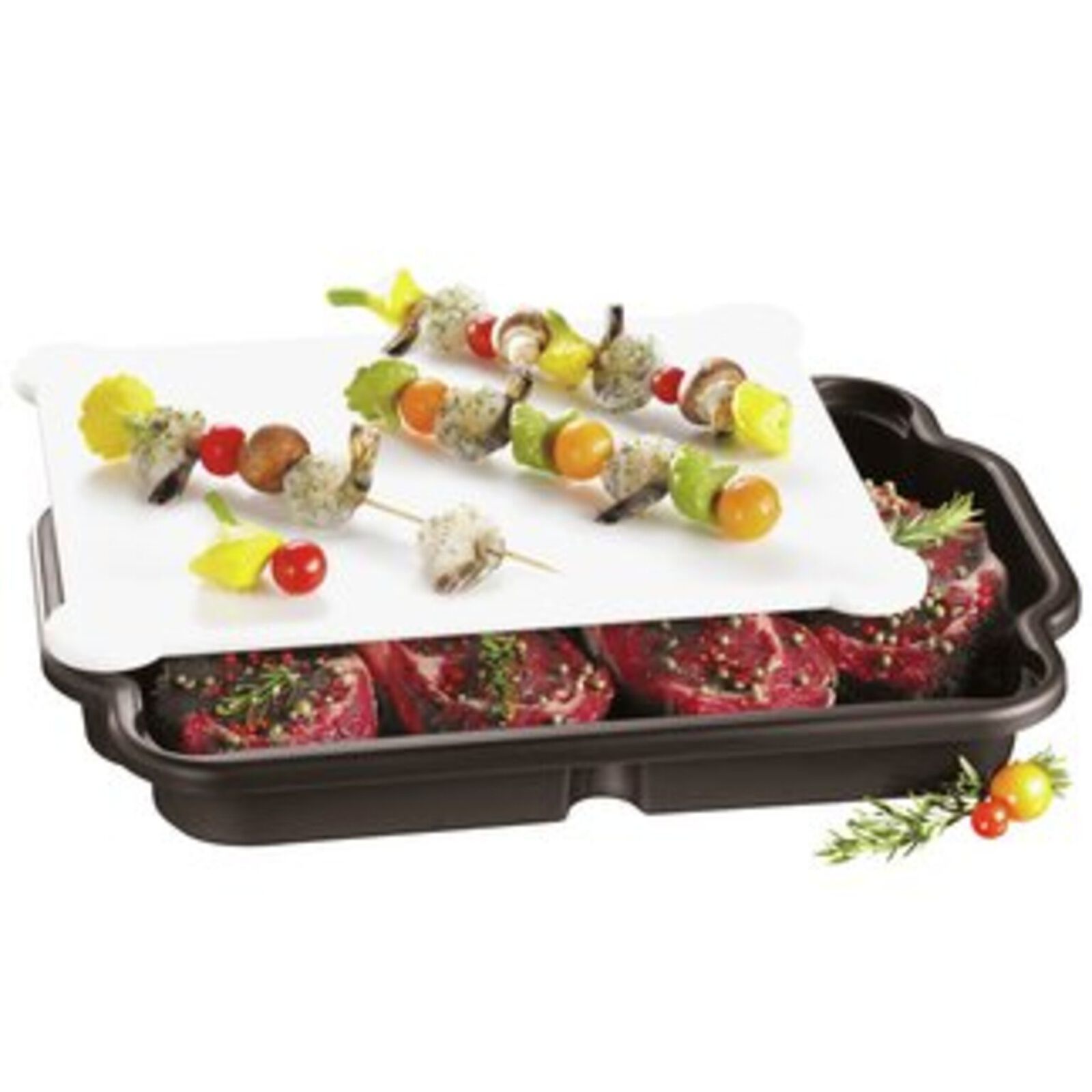 Cutting board with tray image number null