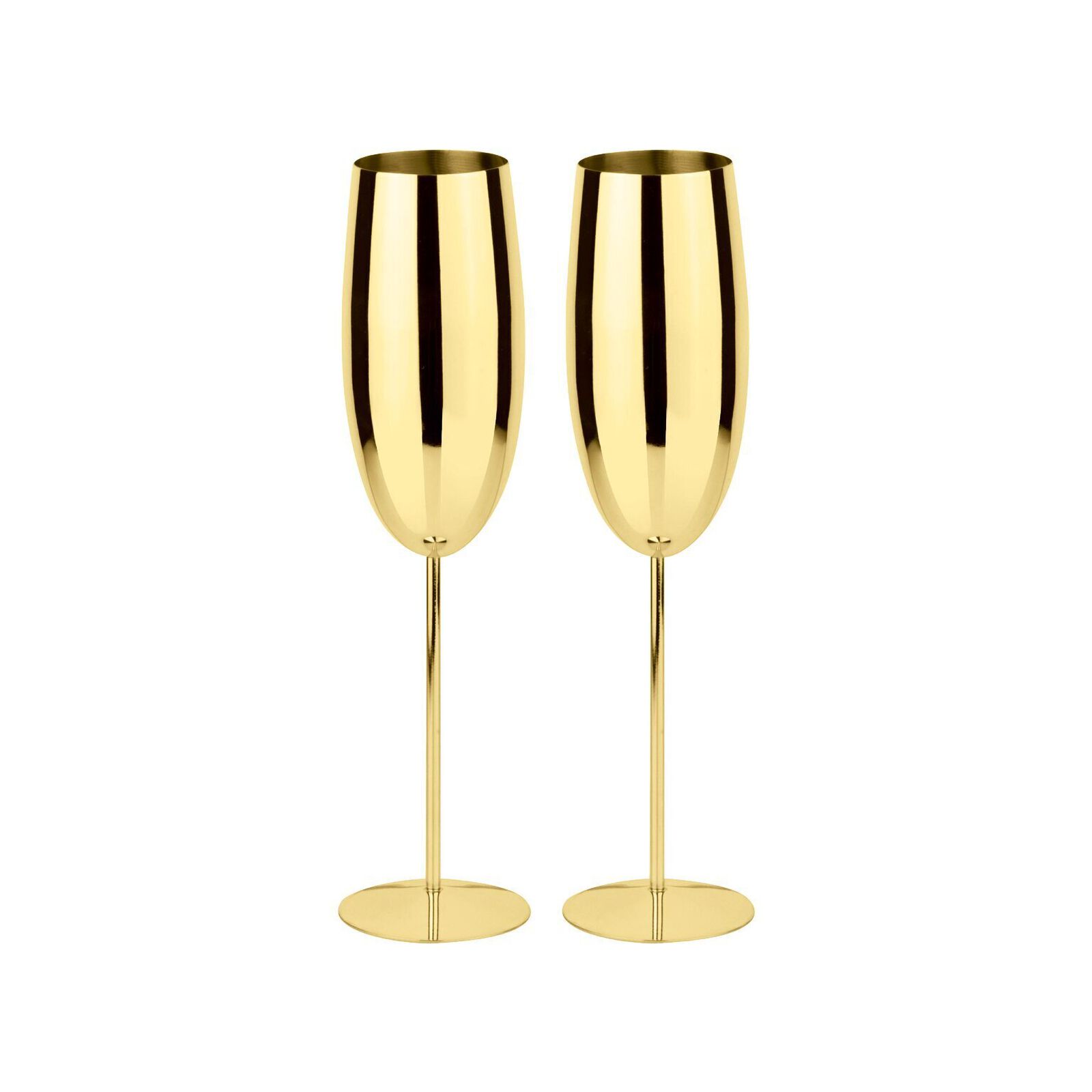 Set 2 pz, flute champagne image number null