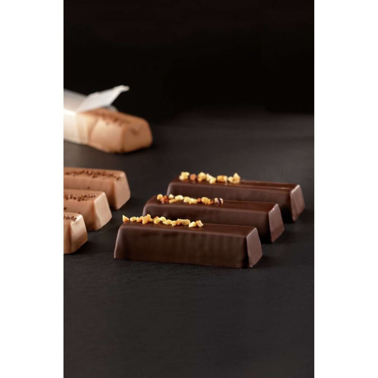 Mold multiple chocolate pralines image number null