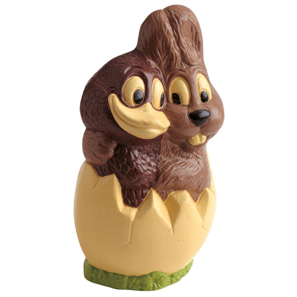 Mold 3D hollow Rabbit and chick image number 0