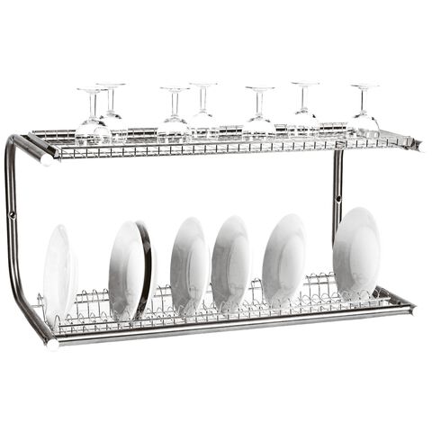 Wall draining rack 