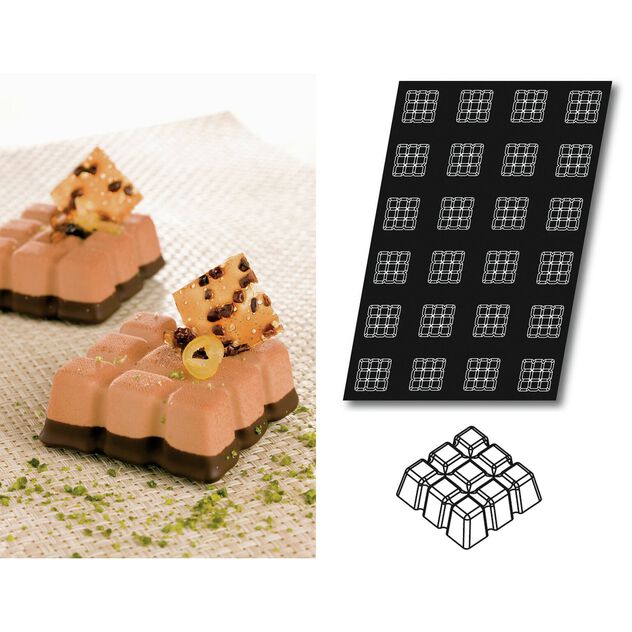 Stampo Flexipan multiplo Barrette di Cioccolato image number 0