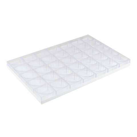 Tray for monoportions molds oval