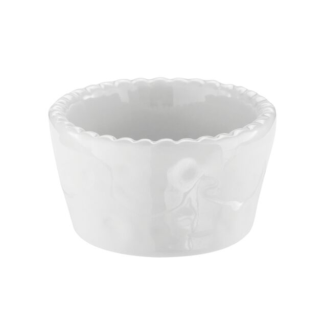 China dish for suffl&egrave;, fluted image number 0