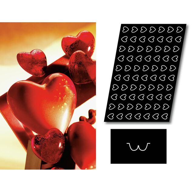 Mold Flexipan multiple Small Hearts image number 0