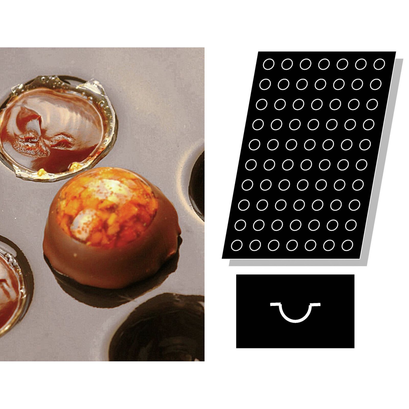 Mold Flexipan multiple Small Half Sphere image number null