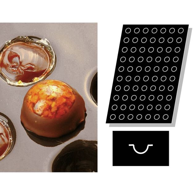 Mold Flexipan multiple Small Half Sphere image number 0