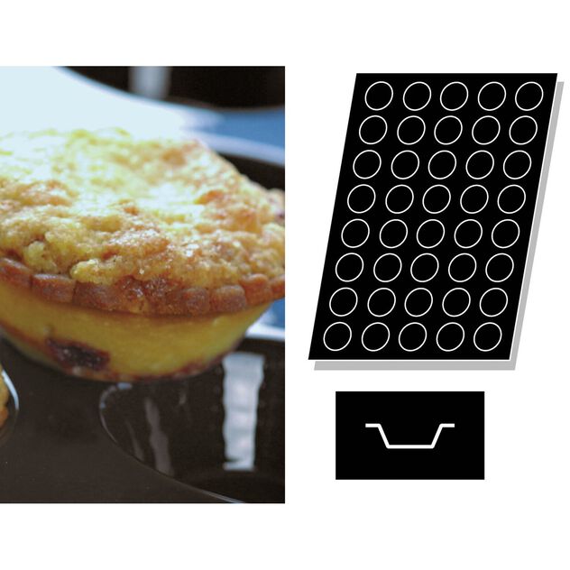 Mold Flexipan multiple Small Quiches image number 0