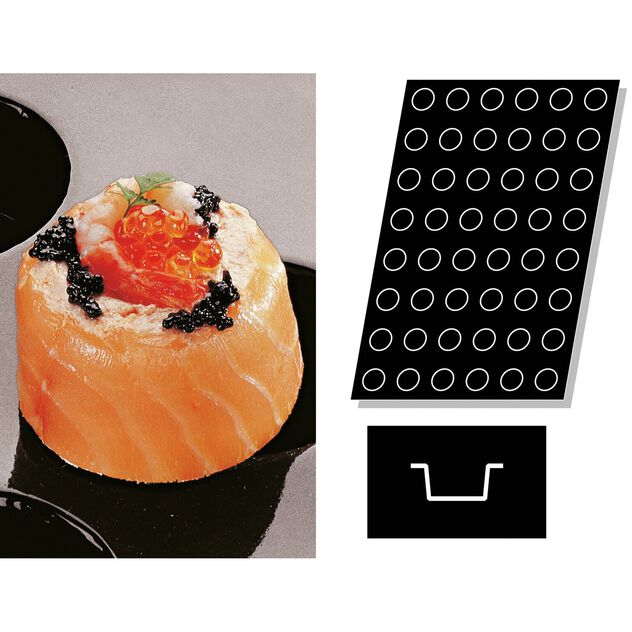 Mold Flexipan multiple Small Cylinders image number 0