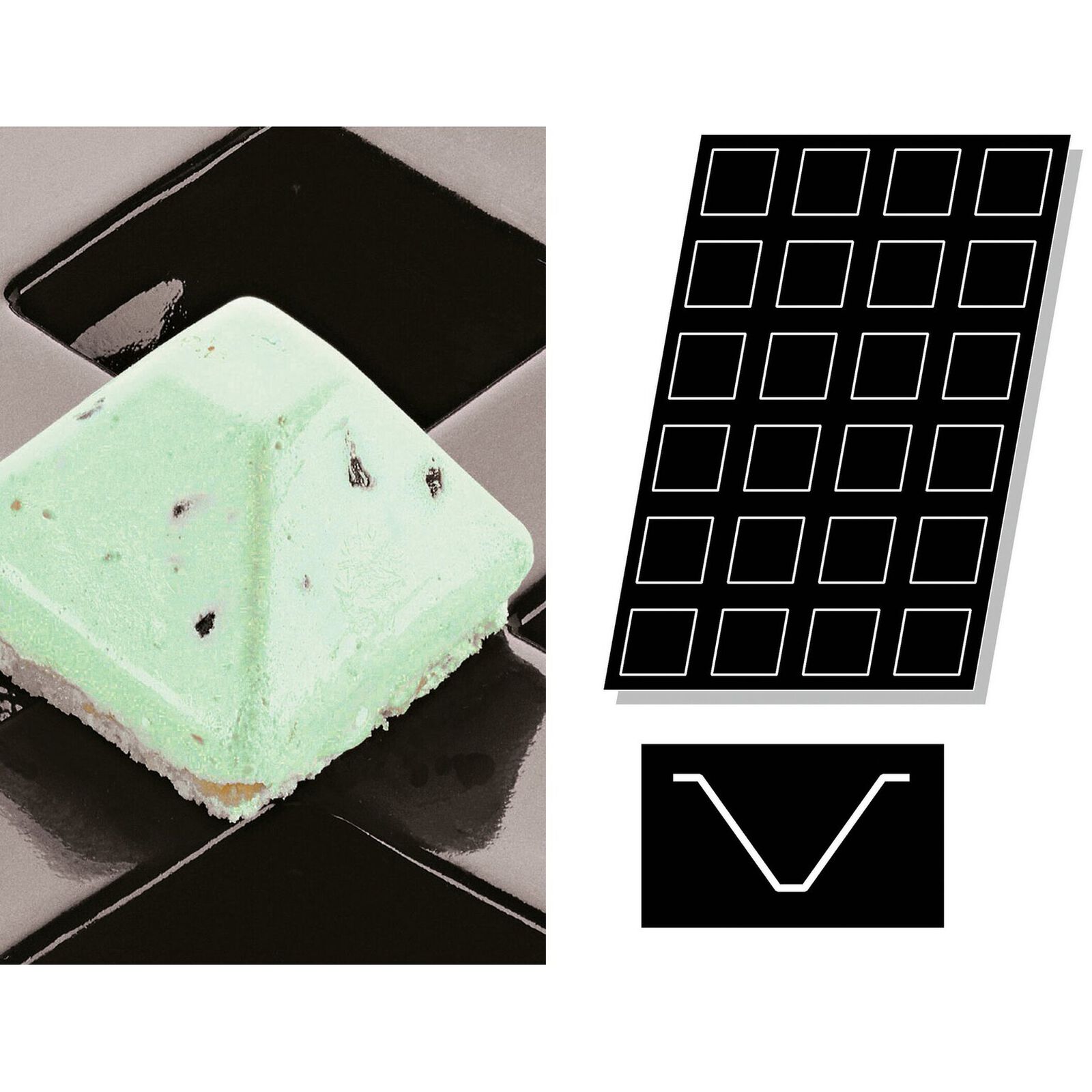 Mold Flexipan multiple Pyramids image number null