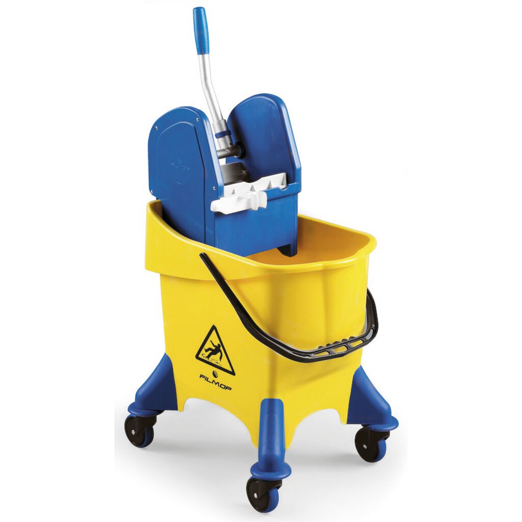 Trolley for floor cleaning with press image number 0