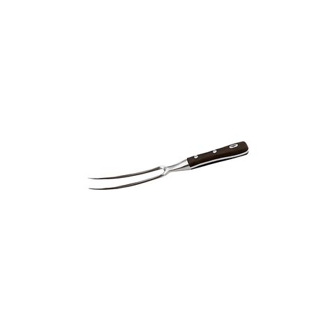 Carving fork curved, forged