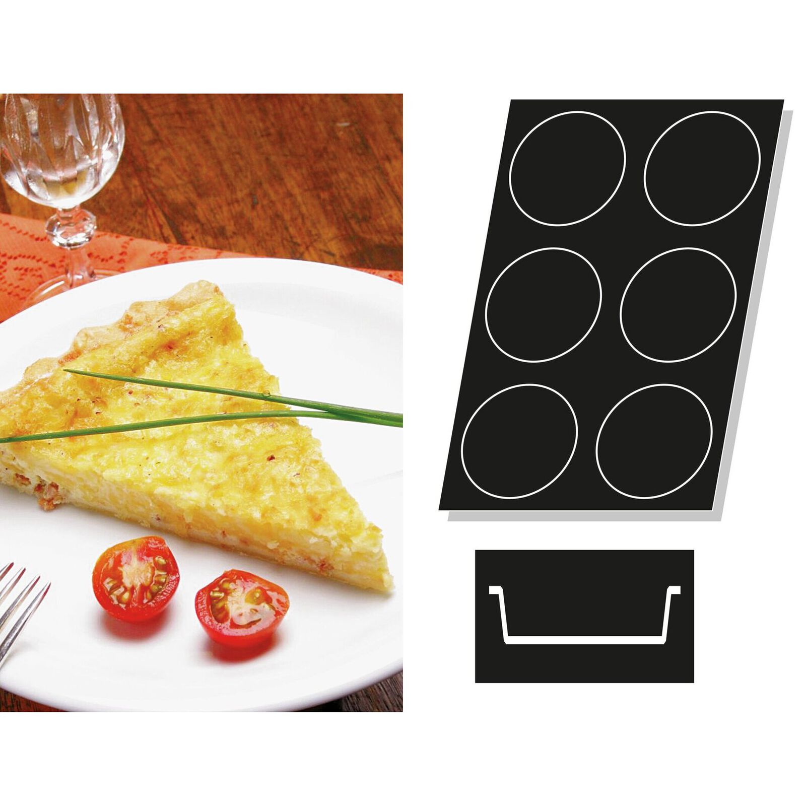 Mold Flexipan multiple Quiches image number null