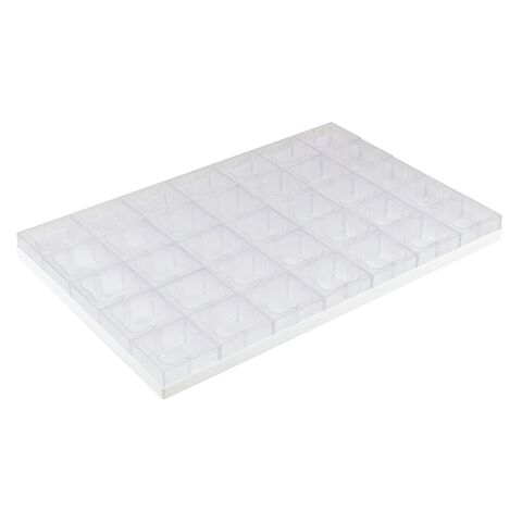 Tray for monoportions molds square
