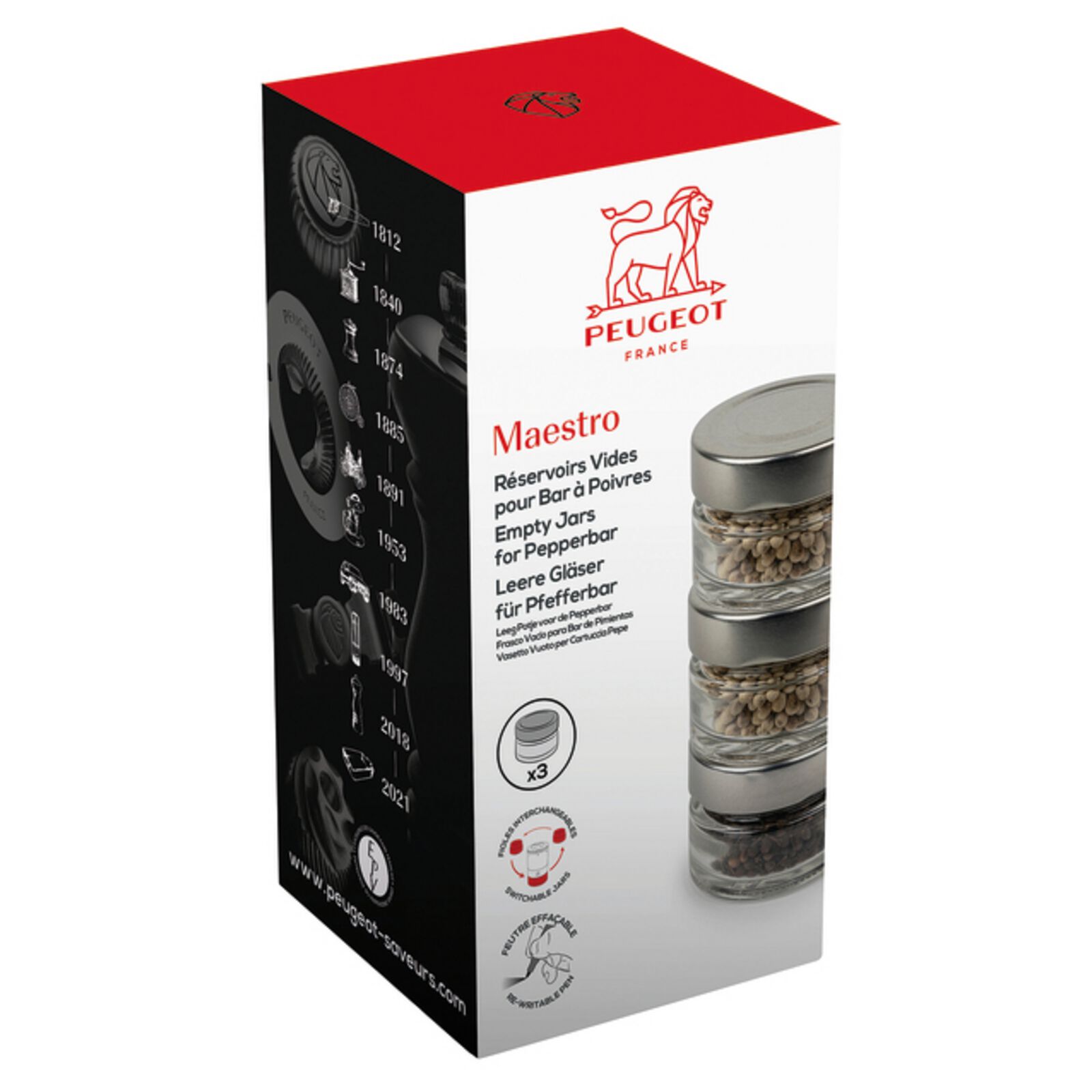 Jar for pepper with marker image number null