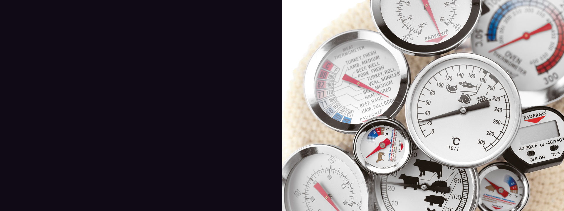Kitchen timers and thermometers